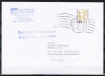 Bund 1756 als portoger. EF mit 100 Pf von Oranien auf Ausl.-Drucksache zu erm. Gebhr bis 50g von 1994-1996 nach Polen, AnkStpl.
