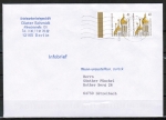 Bund 1687 - MeF mit 2x 41 Pf SWK als Bogen-Paar - 2 Pf berfrankiert auf Inlands-Infobrief bis 20g von 1998, codiert