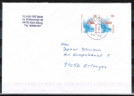 Bund 2009 C/o.g. als portoger. MeF mit 2x 110 Pf SWK "EXPO" oben geschn. aus MH auf Inl.-Brief 20-50g von 1999-2002, codiert - im Ankauf gesucht !