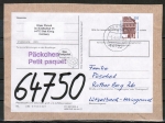 Bund 1746 als portoger. EF mit 550 Pf SWK aus Rolle auf Inlands-Päckchen-Adresse von 1994-1995