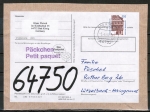 Bund 1746 als portoger. EF mit 550 Pf SWK aus Rolle auf Inlands-Pckchen-Adresse von 1994-1995