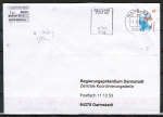 Bund 2009 als portoger. EF mit 110 Pf SWK "EXPO" aus Rolle auf Inlands-Brief mit Behelfs-Stempel von Marburg von 1999