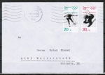 Bund 682 als portoger. MiF mit 20+30 Pf Winter-Olympiade auf Inlands-Brief bis 20g von 1975