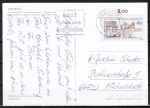 Bund 1671 als portoger. EF mit 80 Pf Maria Laach auf Inlands-Postkarte von 1993-1997