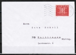 Bund 407 als portoger. EF mit 20 Pf Europa 1963 auf Inlands-Brief bis 20g von 1963-1965