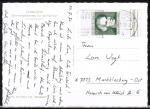 Bund 597 als portoger. EF mit 20 Pf EZM aus Frauen-Block auf Inlands-Postkarte von 1969-1971