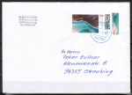 Bund 3691 als portoger. EF mit 100 Cent Sylvensteinsee (See mit viel blau) auf Inlands-Kompakt-Brief 20-50g von 2022-heute, codiert