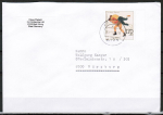 Bund 1502 als portoger. EF mit 170 Pf Sport 1991 auf Inlands-Brief 20-50g von 1991-1993, B6-Format