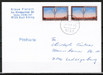 Bund 964 als portoger. MeF mit 2x 30 Pf Jugend 1978 auf Inlands-Postkarte von 1982-1993