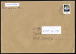Bund 3351 als portoger. EF mit 145 Cent Blumen / Jungfer im Grnen aus Rolle auf C5-Inlands-Fenster-Brief von 2018-2019, ca. 22,7 cm lang, Zahnfehler