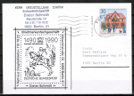Bund 1563 als portoger. EF mit 30 Pf Wohlfahrt 1991 auf Massendrucksachen-Postkarte von 1991-1993