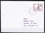 Bund 1244 als portoger. EF mit 80 Pf Jugend 1985 auf Inlands-Brief bis 20g von 1985-1989