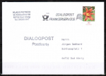 Bund 3509 Skl. (Mi. 3516) als portoger. EF mit 30 Cent Blumen-Serie als Skl.-Marke auf Inlands-Dialogpost-Postkarte von 2023, codiert