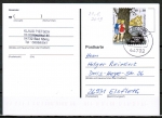 Bund 3056 Skl. (Mi. 3061) als portoger. EF mit 60 Pf Wohlfahrt 2014 als Skl.-Marke auf Inlands-Postkarte von 2019-heute, codiert