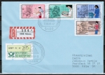 Bund 1318 als portoger. Satz-Brief Jugend 1987 mit ATM-Zusatz auf Inlands-Einschreibe-Brief bis 20g von 1987