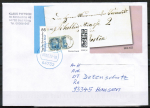 Bund 3752 als portoger. EF mit 85+40 Cent Tag der Briefmarke 2023 / EZM aus Stralsund-Brief-Block auf Inlands-Brief bis 20g von 2023-heute, codiert