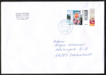 Bund 3893 als portoger. EF mit 180 Cent Street-Art / Dreiklang auf Inlands-Brief 14x20 cm von 2025-2026, 20 cm lang.