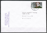 Bund 1529 als portoger. EF mit 100 Pf Max Reger auf Inlands-Brief bis 20g von 1991-1997
