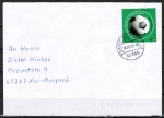 Bund 2091 - 4-eckige Marke als portoger. EF mit 110 Pf Fuball auf Inlands-Brief bis 20g von 2000-2002, codiert