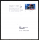 Bund 968 als portoger. EF mit 70 Pf Sport 1978 auf Inlands-Nichtstandard-Infopost bis 20g von 1997-2002, 14x14 cm
