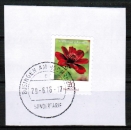 Bund 3189 Skl. (Mi. 3197) als Briefstück mit 70 Cent Schokoladen-Kosmee als Skl.-Marke mit Sondertarif-Stempel von Büsingen von 2016