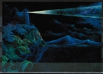 AK von Sheryl McCartney, Nr. 8 - "Nachtflug", ca. 1990 / 1995,  -  Kunst - Art - Künstlerkarte - Gemälde- / Malerei-Ansichtskarte