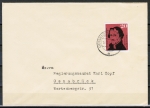 Bund 328 als portoger. EF mit 20 Pf Melanchton auf kleinformatigem Inlands-Brief bis 20g von 1960-1961