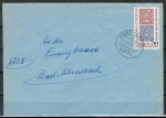 Bund 569 als portoger. EF mit 30 Pf Norddeutscher Bund auf Inlands-Brief bis 20g von 1968-1970