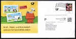 Bund 3088 als "Weiderner Dienstganzsache" mit eingdruckter Marke 28 Cent Blumen "portogerecht" (!) als Dialogpost 2018 gelaufen, codiert