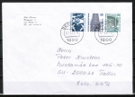 Berlin-Zdr. 798+794+796 D/u.g. als SWK-Zdr. 10+50+80 Pf unten geschn. als portoger. EF auf Ausl.-Brief bis 20g von 1989-1991 in die UdSSR, AnkStpl.