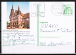 Bund 1038 als Ganzsachen-Bild-Postkarte mit eingedruckter Marke grüne 50 Pf B+S portoger. als Inlands-Postkarte von 1980-1982