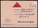Bund 919 als portoger. EF mit 190 Pf B+S - Serie aus Rolle auf Nachnahme-Brief bis 20g von 1977-1978 - im Ankauf gesucht !
