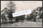 Ansichtskarte Hchst, Bahnhofstrae (mit Gasthaus "Zum Odenwald"), gelaufen wohl 1912