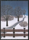 Ansichtskarte von W. Grönemeyer - "Winterbäume" (9020)