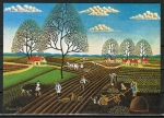 Ansichtskarte von Helmut Grunwald - "Der Frühling" (1981)