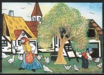 10 gleiche Ansichtskarten von Anne Peter - "Hühner-Hof"