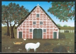 Ansichtskarte von Monika Piotrowski - "Apfelernte im Alten Land" (1978)