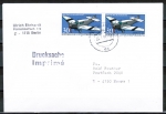 Bund 1522 als portoger. MeF mit 2x 30 Pf Flugzeuge auf Inlands-Drucksache bis 20g von 1991-1993