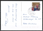 Bund 1770 als portoger. EF mit 80 Pf Weihnachten 1994 auf Inlands-Postkarte von 1994-1997, codiert
