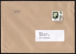 Bund 2530 als portoger. EF mit 220 Ct. Blumen / Edelweiß aus Bogen mit Rand auf schwerem C5-Inlands-Brief über 2 cm Dicke von 2006-2012