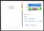 Bund 1852 als Sonder-Ganzsachen-Postkarte mit eingedruckter Marke 100 Pf Eifel / mit "PLUSKARTE" - portoger. 2000/2001 als Postkarte gebraucht, codiert