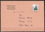 Bund 1532 als portoger. EF mit 60 Pf SWK geschnitten aus Skl.-MH auf Inl.-Bchersendung bis 100g von 1991-1993