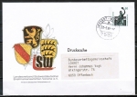 Bund 1341 als Privat-Ganzsachen-Umschlag mit eingedruckter Marke 60 Pf SWK als Inlands-Drucksache 1990 gelaufen
