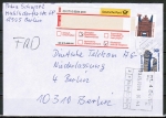 Bund 1938 als portoger. MiF mit 510 + 350 Pf SWK je aus Rolle auf Inl.-Einschreibe-Rckschein-Brief bis 20g von 1997-2002