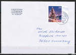 Bund 3039 als portoger. EF mit 58 Ct. Weihnachtsmotiv 2013 als Nassklebe-Marke auf Inlands-Brief bis 20g von 2013, codiert