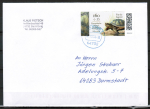 Bund 3846 als portoger. EF mit 160 Cent Jugend 2024 / Schildkrte aus 10er-Bogen auf "kleinem" Inlands-Brief ber 50g von 2024, codiert
