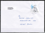 Bund 1942 als portoger. EF mit 300 Pf Dieselmotor auf kleinformat. Inlands-Brief ber 50g von 1998, B6-Format