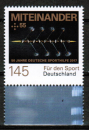 Bund 3309 - 145 Sport 2017 - Einzelmarke aus Markenheft als postfrische Marke mit Rand