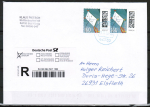 Bund 3647 Skl. (Mi.3654) als portoger. MeF mit 2x 160 Cent Briefe-DS als Skl.-Marken auf Einwurf-Einschreibe-Brief bis 20g von 2022-2024, codiert