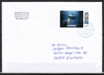 Bund 3972 Skl. (Mi. 3975) als portoger. EF mit 180 Cent Marianengraben als Skl./Krypto-Marke auf "kleinem" Inlands-Brief �ber 50g von 2026, codiert, B6-Format